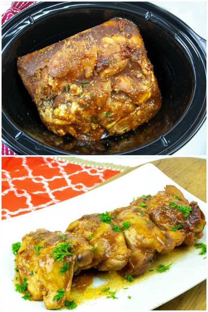 Freezer chicken dump recipe made in the slow cooker