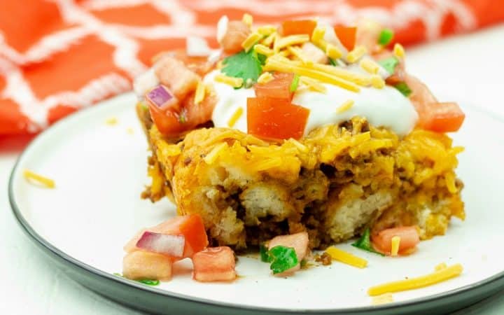 Easy Taco Biscuit Casserole