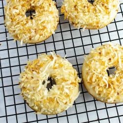 Toasted Coconut Baked Donuts