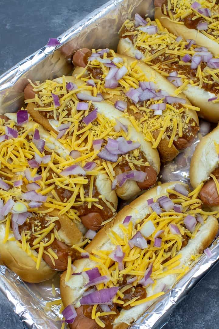 Cheese Dogs ready for the oven