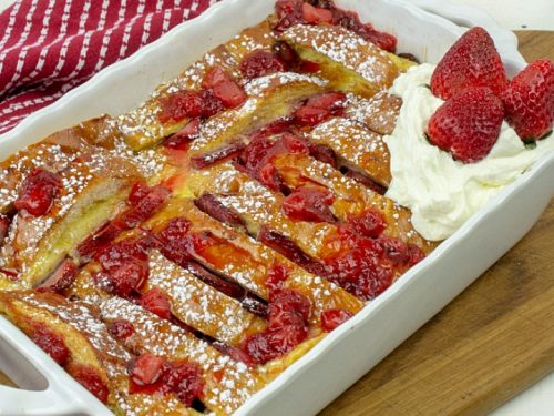 oven strawberry french toast