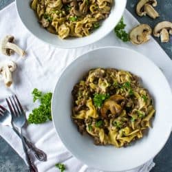 ONE POT BEEF STROGANOFF - is weeknight dinner made easy!