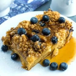 Blueberry Streusel French Toast