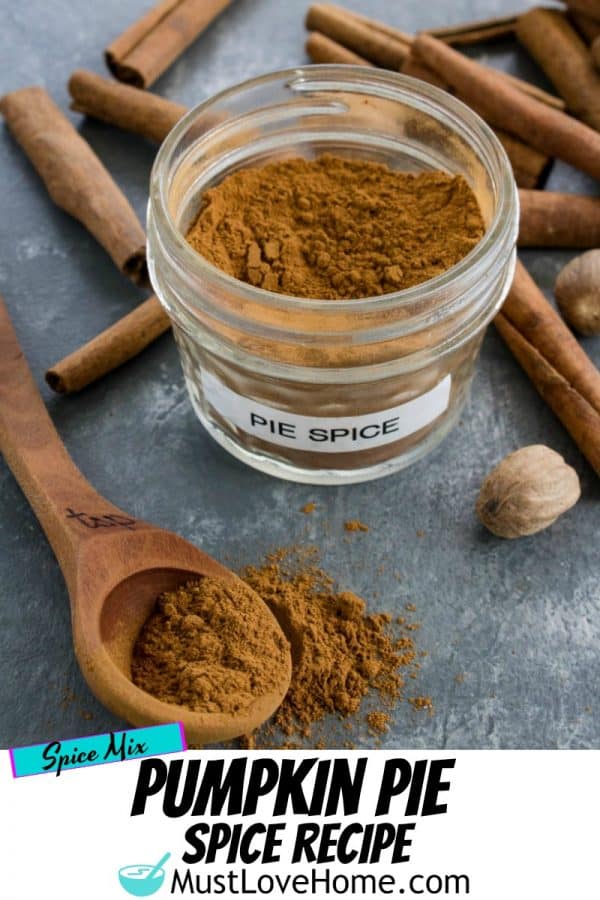 Add amazing flavor to your fall recipes with this simple pumpkin pie spice blend.