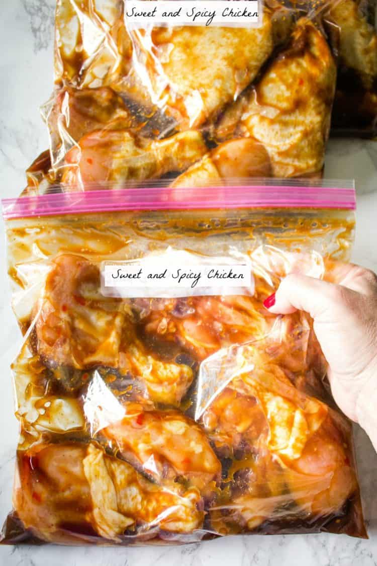 Freezer Meal Sweet Spicy Chicken – Must Love Home