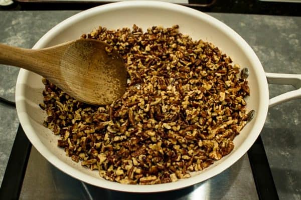 Making Toasted Pecans using the stove top method