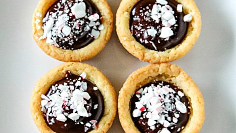 Chocolate Peppermint Cookie Cups Recipe