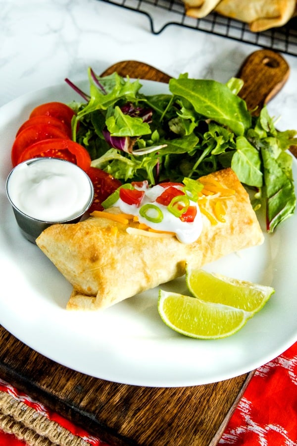 Creamy Chicken Chimichanga Recipe by Tasty