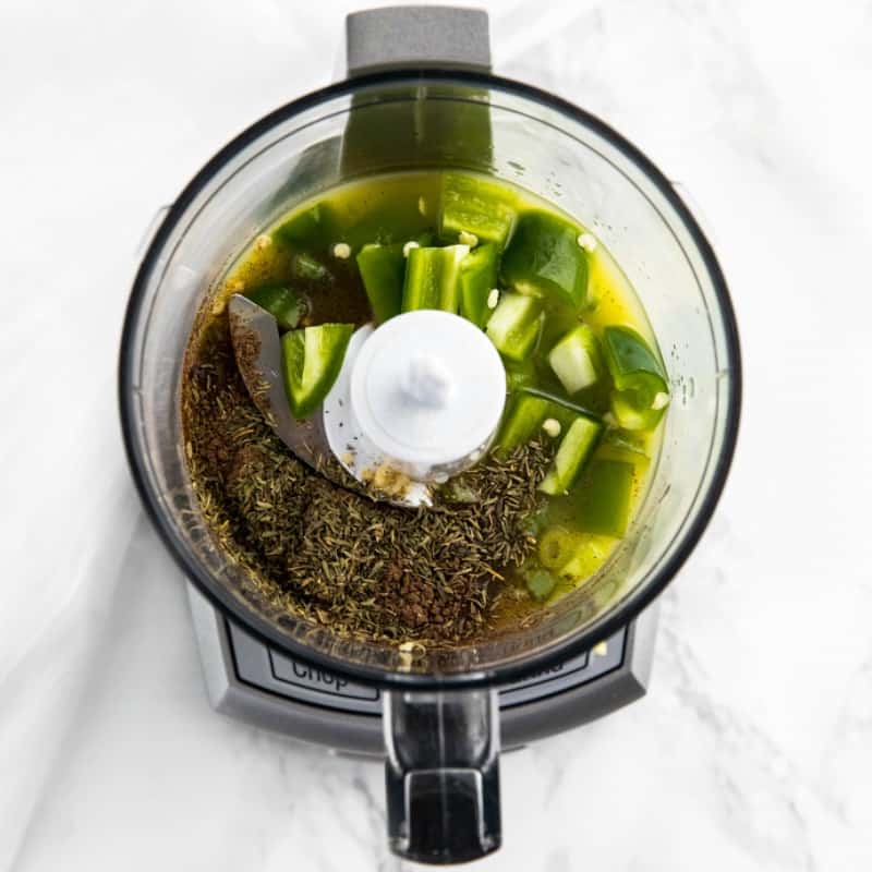 A zesty homemade Marinade of orange juice, garlic and spices.