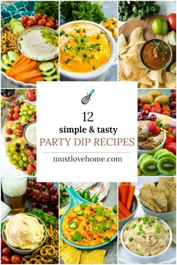 Dips are definitely a classic appetizer that says the party has started!. These are our favorite and most scoopable dips that you have to taste to believe!