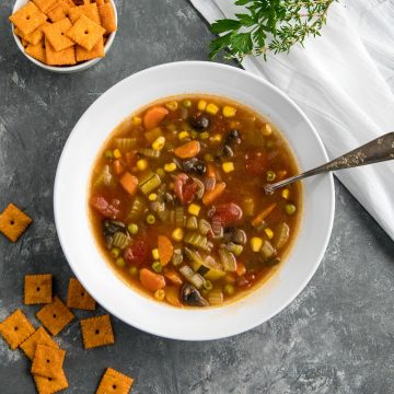 Comforting and hearty whole-meal soup, packed with healthy vegetables, broth and spices just like Gran used to make!