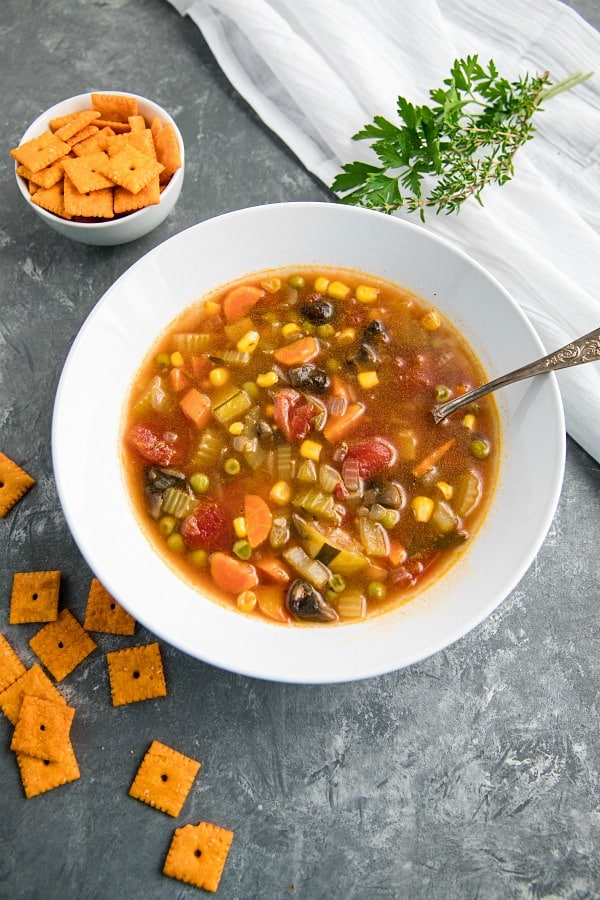 Comforting and hearty whole-meal soup, packed with healthy vegetables, broth and spices just like Gran used to make!