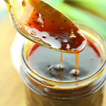 Spiced with Gochujang, this sticky and spicy Korean barbecue sauce is versatile enough to pair with any grilled meat or used to season stir fry, lettuce wraps and soups. #mustlovehomecooking