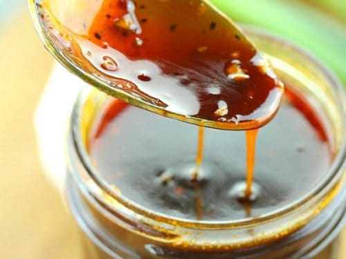 Spiced with Gochujang, this sticky and spicy Korean barbecue sauce is versatile enough to pair with any grilled meat or used to season stir fry, lettuce wraps and soups. #mustlovehomecooking