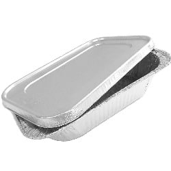 foil pan with lid for meatloaf