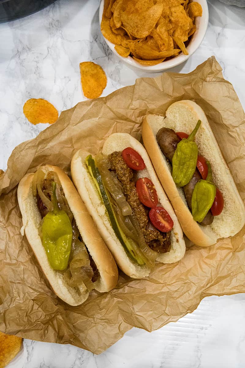 Full of malt and garlic flavors, these slow cooker beer brats are one of the easiest and tastiest crock pot recipes you'll ever make.