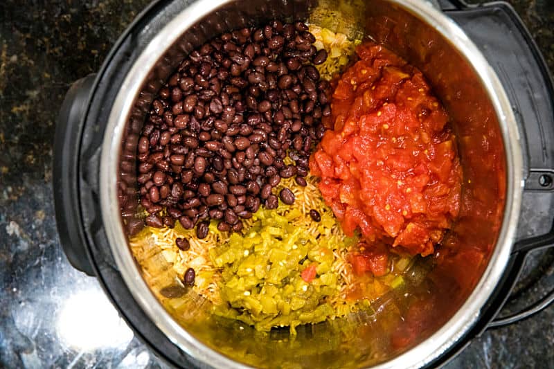 making black beans and rice in instant pot