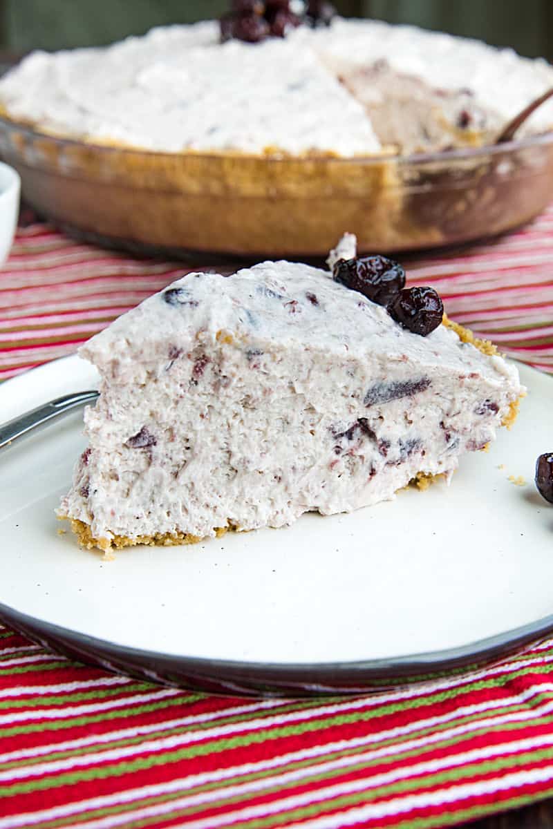 An easy Whipped Cranberry Pie recipe that's perfect for your Thanksgiving table. It's made luscious with cranberry sauce and whipped topping!