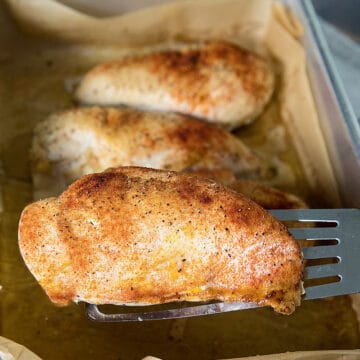 Roast chicken breast for meal prep