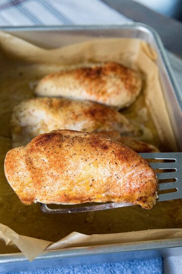 Roast chicken breast for meal prep
