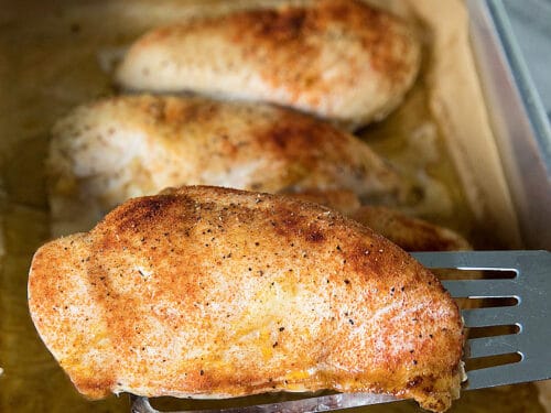 Roast chicken breast for meal prep